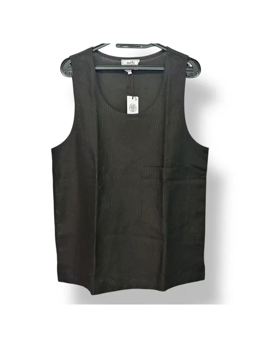 Hermes Top Vest Sleeveless Black